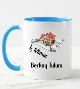 İç Mimar Kupa Bardağı Mavi