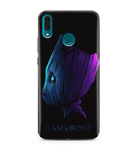 Baby Groot Tasarım Süper Şeffaf Silikon Telefon Kılıfı Huawei Y9 (2019)