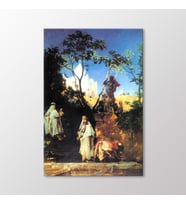 Arty Tablo İncir Ağacı Kaynağı Cezayir 1867 Tablo (Karışık)