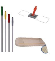 Safell Temizlik Seti Mop - Mop Aparatı - Mop Sopası - 50 cm