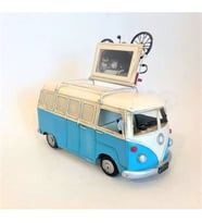 Dekoratif Metal Minibüs Çerçeveli ve Kumbaralı E-3395S