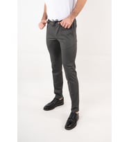 ECER SLİMFİT ERKEK BELİ LASTİKLİ PANTOLON (Gri)