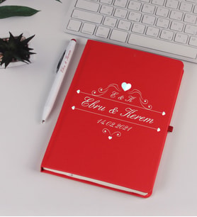 Sevgililer Gününe Özel Kişiye Özel Defter Kalem Set 93194