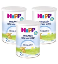 Hipp 2 Organik Combiotic Bebek Sütü 350 Gram 3 Adet