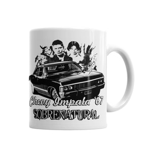 Sobrenatural Chevy Impala 67 Kupa Bardak Porselen