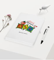 BK Gift Kişiye Özel Anasınıfı Öğretmeni Temalı Beyaz Defter Kalem Hediye Seti - 1