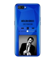 Müslüm Gürses Mp3 Tasarımlı Süper Şeffaf Silikon Telefon Kılıfı Oppo Realmi C2