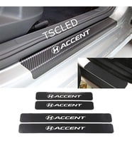Hyundai Accent Karbon Kapı Eşiği Koruma Sticker (4 Adet)