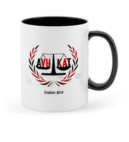 BK Gift Kişiye Özel Mesleki Avukat Siyah Kupa Bardak  11