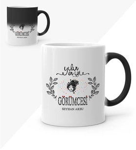 BK Gift Kişiye Özel Yılın En İyi Görümcesi Sihirli Kupa Bardak