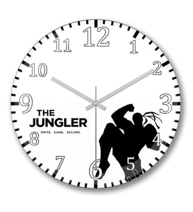 The Jungler - Lee Sin Duvar Saati Bombeli Gercek Cam