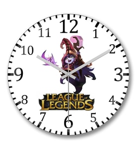 League of Legends7 Duvar Saati Bombeli Gercek Cam
