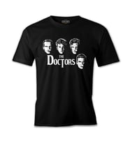 Doctor Who - The Doctors Siyah Erkek Tshirt