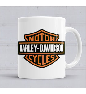 Harley Davidson Kupa Bardak Porselen