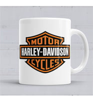 Harley Davidson Kupa Bardak Porselen