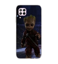 Baby Groot Tasarım Süper Şeffaf Silikon Telefon Kılıfı Huawei P40 Lite