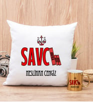 Savcı Yastık ve Gold Kupa Bardak