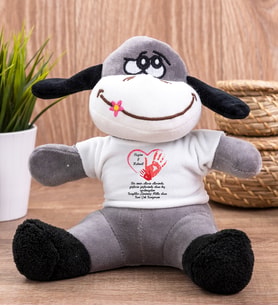 Sevgililer Günü Hediyesi Mesajlı Peluş Eşek