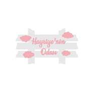Ahşap Kız Bebek Kapı Süsü Odası