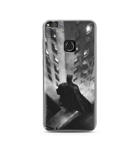 Batman Tasarım Süper Şeffaf Silikon Telefon Kılıfı Huawei P9 Lite 2017 