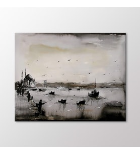 Arty Tablo İstanbul Manzarası Tablo (Karışık)