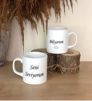 Çiftlere Özel Seni Seviyorum 2'li Kupa Seti