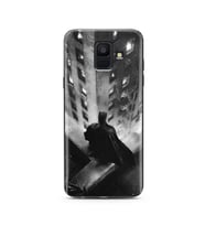 Batman Tasarım Süper Şeffaf Silikon Telefon Kılıfı Samsung A6 (2018)