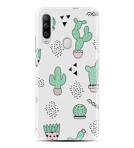 Kılıfland General Mobile GM 20 Pro Kılıf Silikon Resimli Kapak Cactus Pattern Stok 901