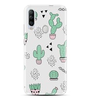 Kılıfland General Mobile GM 20 Pro Kılıf Silikon Resimli Kapak Cactus Pattern Stok 901