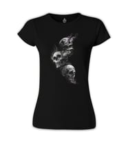 Smoky Heads Siyah Bayan Tshirt
