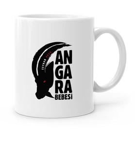 BK Gift Kişiye Özel Angara Bebesi Beyaz Kupa Bardak  3