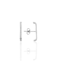 Söğütlü Silver Gümüş zirkon taşlı style küpe