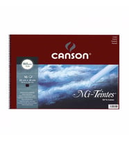 Canson Mi-Teintes Siyah Pastel Defteri Spiralli 16 Yp 160g 32x41
