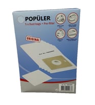 NILFISK Bravo Toz Torbası 5'li Paket Uyumlu