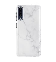 Kılıfland Samsung Galaxy A50 Kılıf Silikon Resimli Kapak Beyaz Açık Mermem Stok 1293