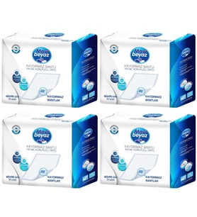 Mavi Beyaz Hasta Alt Açma Yatak Koruyucu Örtü 60*90 Cm 120 Adet (4Pk*30) Kaydırmaz Bantlı