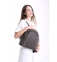 Just Polo Kahverengi Desenli Kadın Sırt Çantası