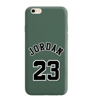 Iphone 6 Plus Air Jordan Tasarımlı Koyu Yeşil Lansman Telefon Kılıfı