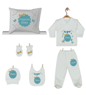 Pia Baby Gl 1905-08 İsme Özel Yastık Zıbın Set