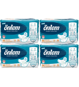Önlem Hasta Bezi Bel Bantlı Tekstil Yüzey Medium Orta 120 Adet