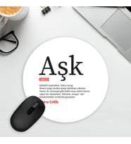 Lügatçe Aşk İsme Özel Mousepad