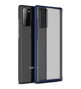 Microsonic Samsung Galaxy Note 20 Kılıf Frosted Frame Lacivert