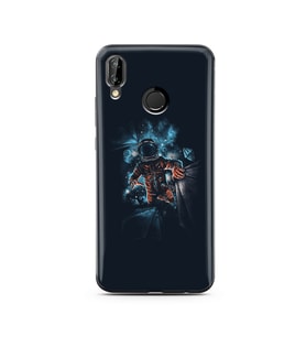 Uzay Boşluğu Tasarım Süper Şeffaf Silikon Telefon Kılıfı Huawei P20 Lite 