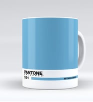 BK Gift Kişiye Özel İsimli Pantone 551 Beyaz Kupa Bardak