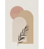Abstract Soft Tablo 3 (Beyaz - Kahverengi)