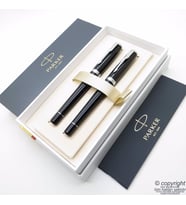Parker Urban Lake Siyah Dolma Kalem + Roller Kalem Seti  İsme Özel Kalem