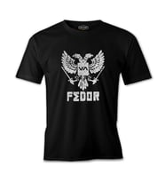 Fedor - Logo Siyah Erkek Tshirt