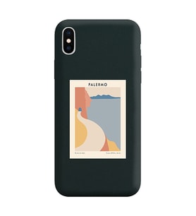 Siyah Lansman Telefon Kılıfı Iphone Xs Max