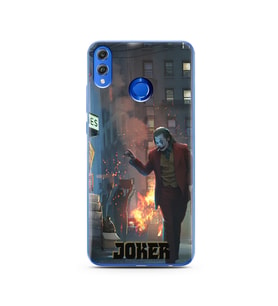 Joker Tasarımlı Süper Şeffaf Silikon Telefon Kılıfı Huawei Honor 8x