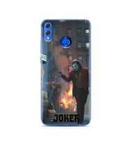 Joker Tasarımlı Süper Şeffaf Silikon Telefon Kılıfı Huawei Honor 8x